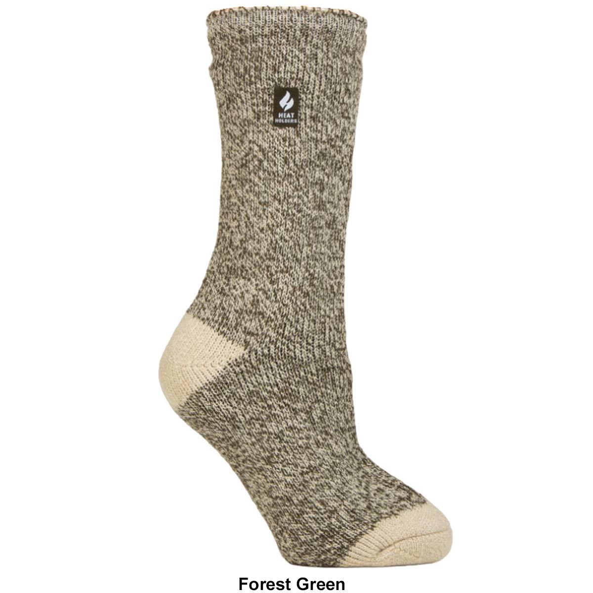 Womens Heat Holders Payton Twist Crew Socks