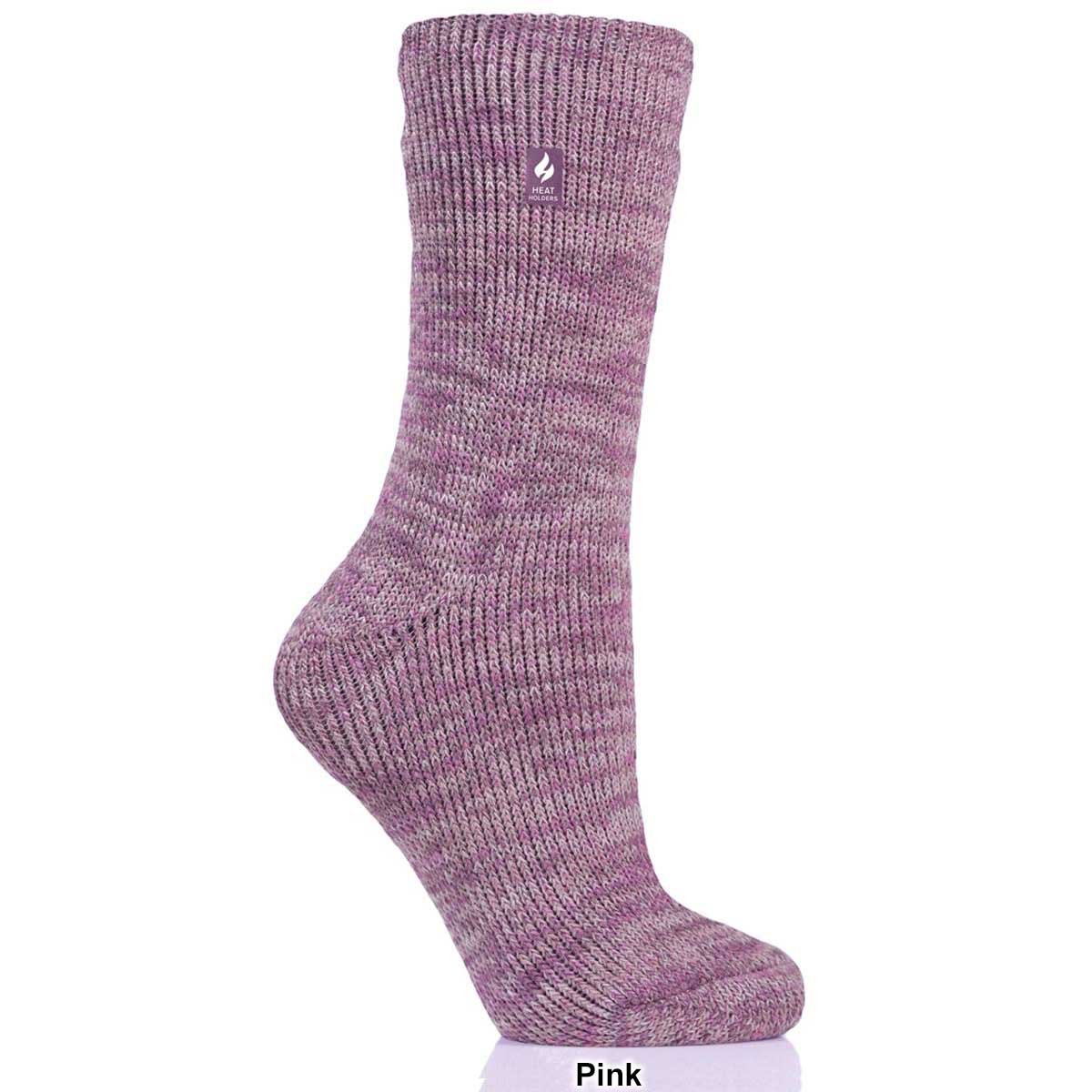 Womens Heat Holders Wendy Twist Crew Socks