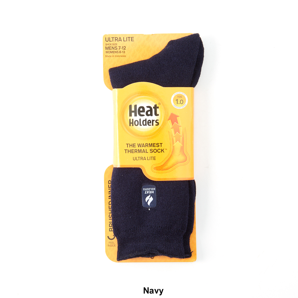 Mens Heat Holders(R) Ultra Lite Solid Crew Socks