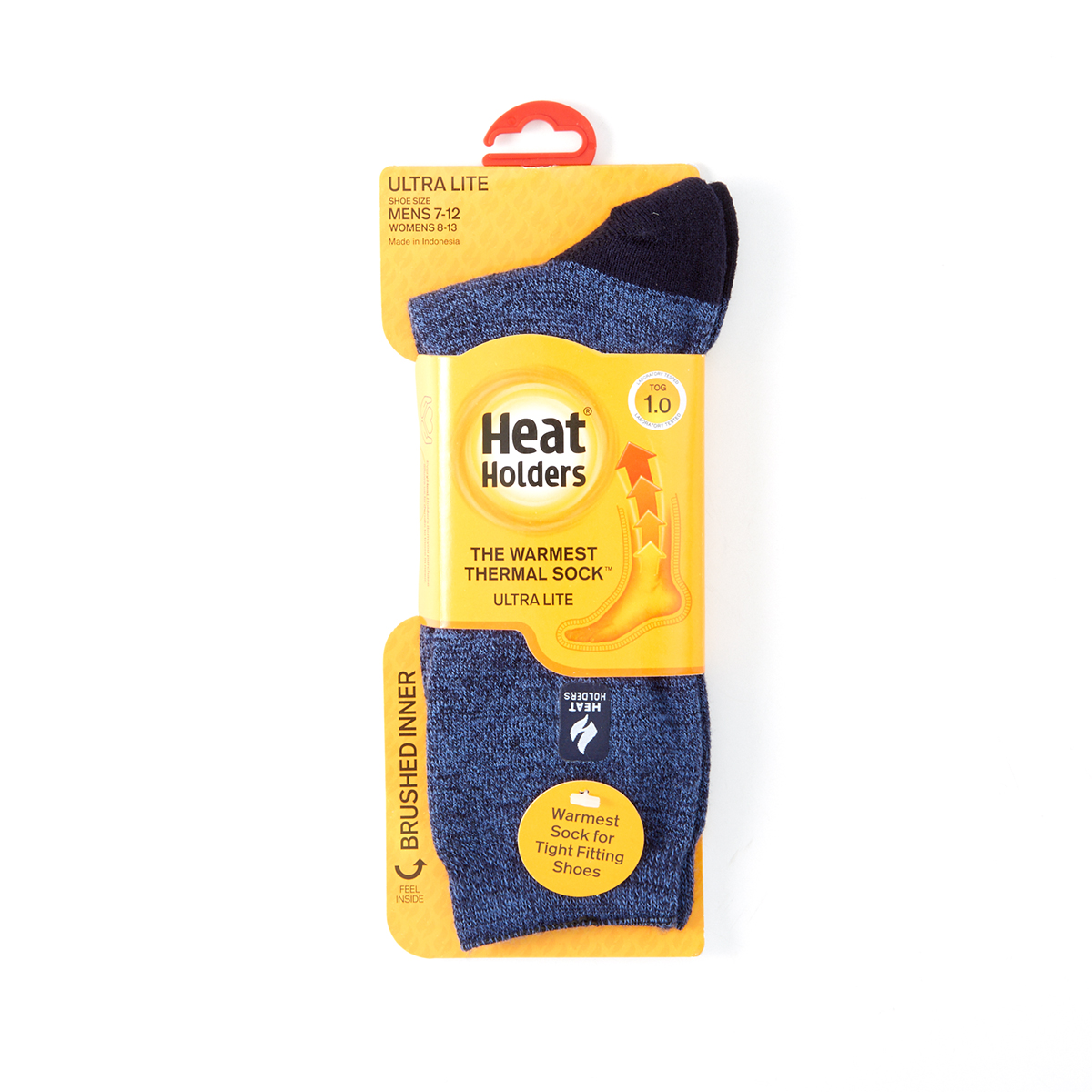 Mens Heat Holders(R) Ultra Lite Twist Crew Socks