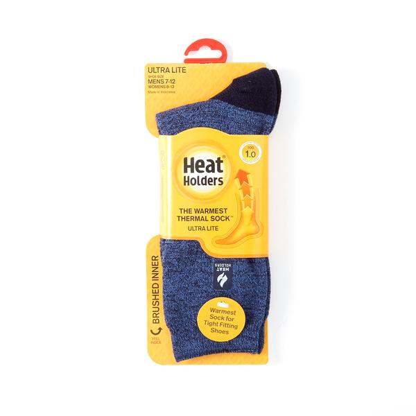 Mens Heat Holders(R) Ultra Lite Twist Crew Socks