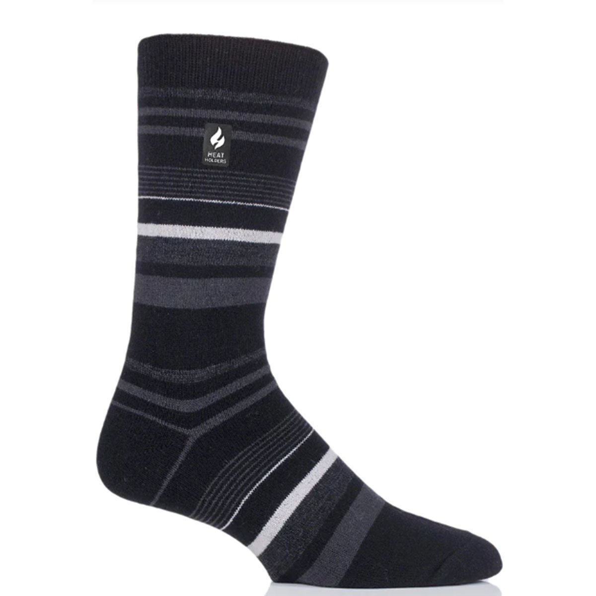 Mens Heat Holders(R) Ultra Lite George Stripe Crew Socks