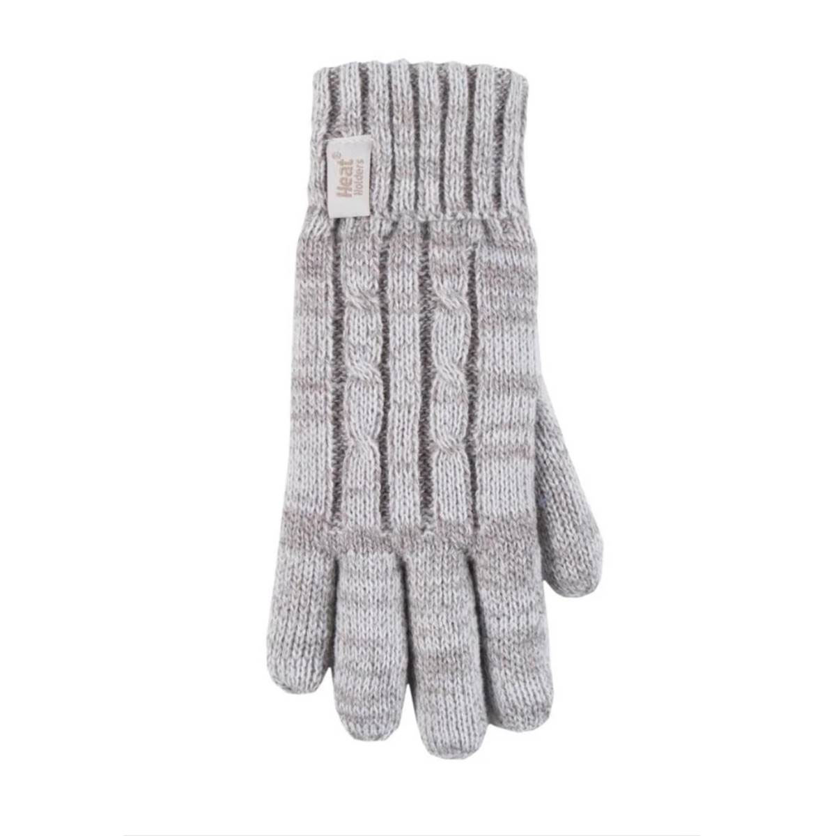 Girls Heat Holders(R) Glacier Peak Cable Gloves