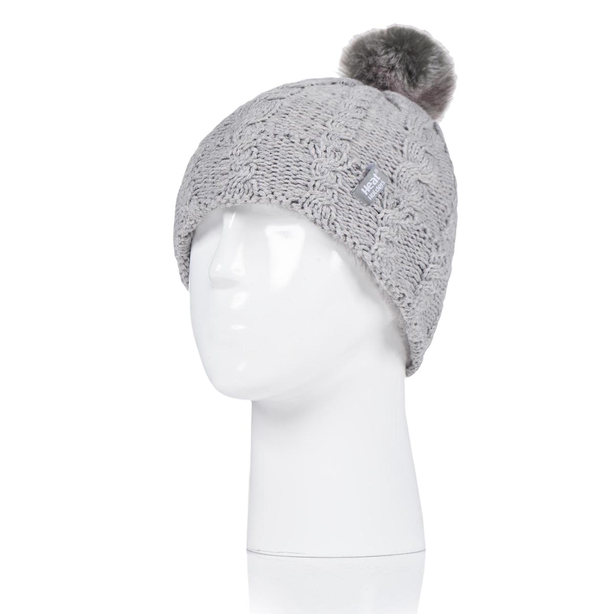 Girls Heat Holders(R) Glacier Peak Hat With Pompom