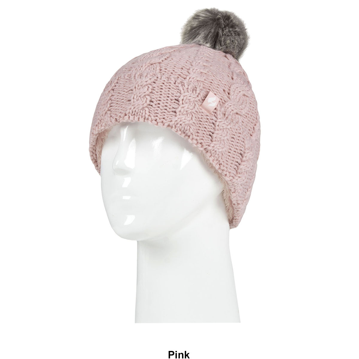 Girls Heat Holders(R) Glacier Peak Hat With Pompom