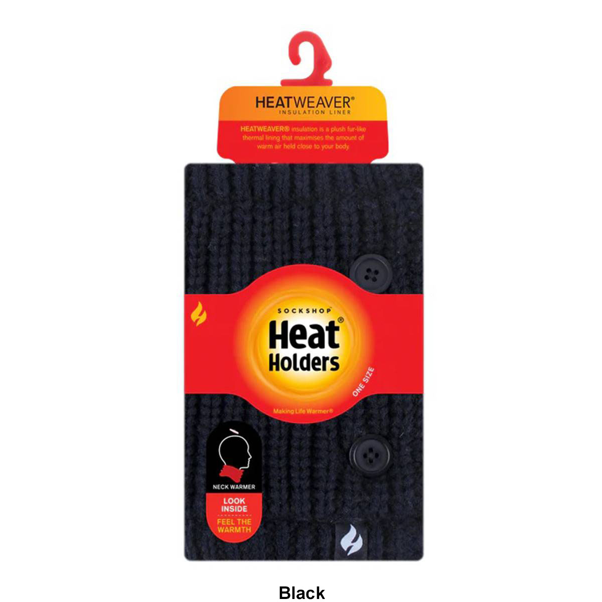 Womens Heat Holders(R) Clyde Neck Warmer W/Buttons