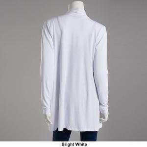 Womens Cure Open Front Cardigan with Grommets alternate view