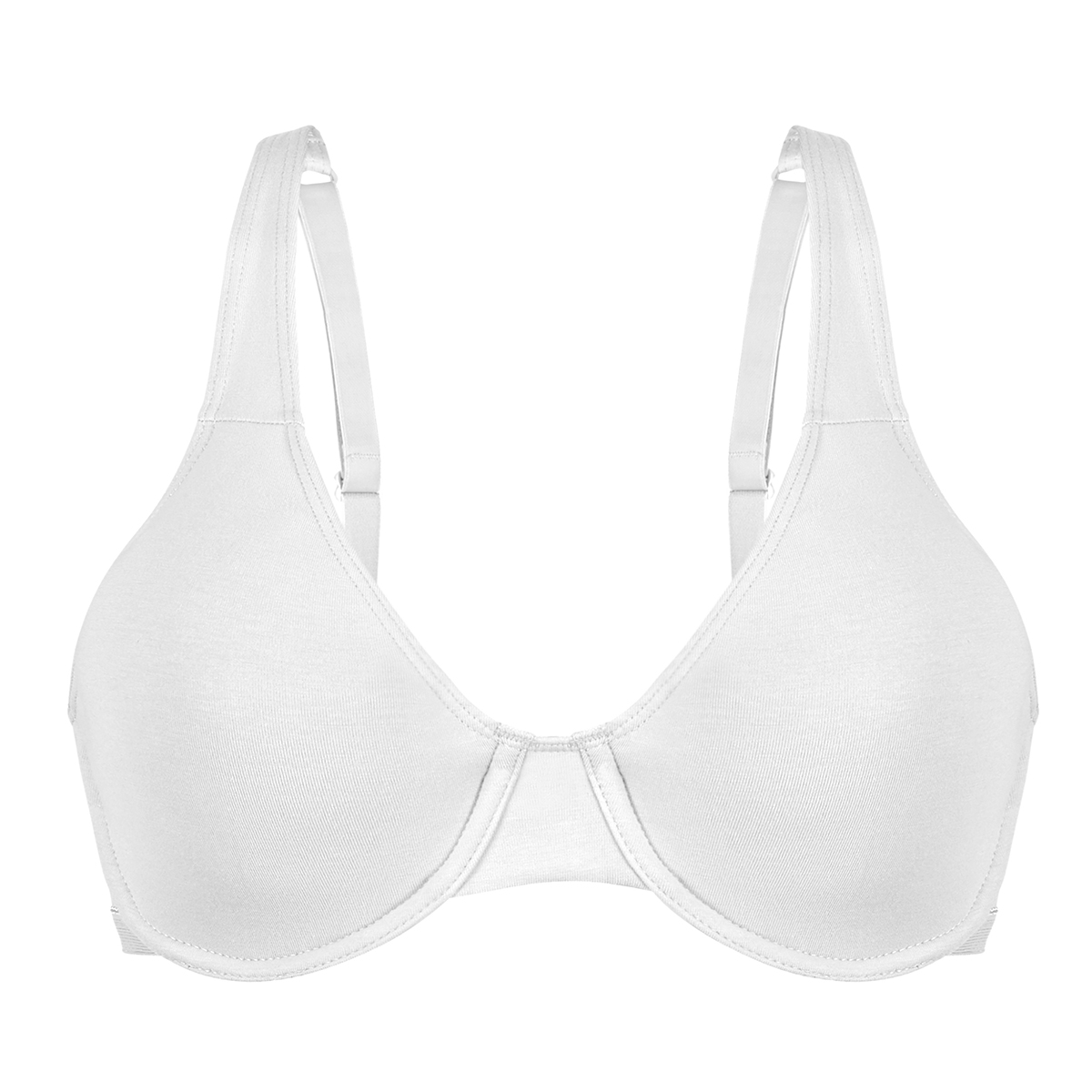 Womens Bestform Unlined Cotton Stretch Underwire Bra 5000100