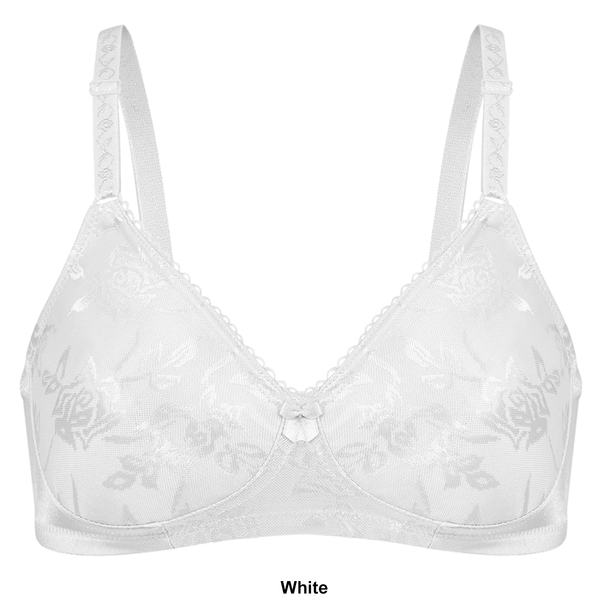 Womens Bestform Floral Jacquard Wire-Free Soft Cup Bra 5006222