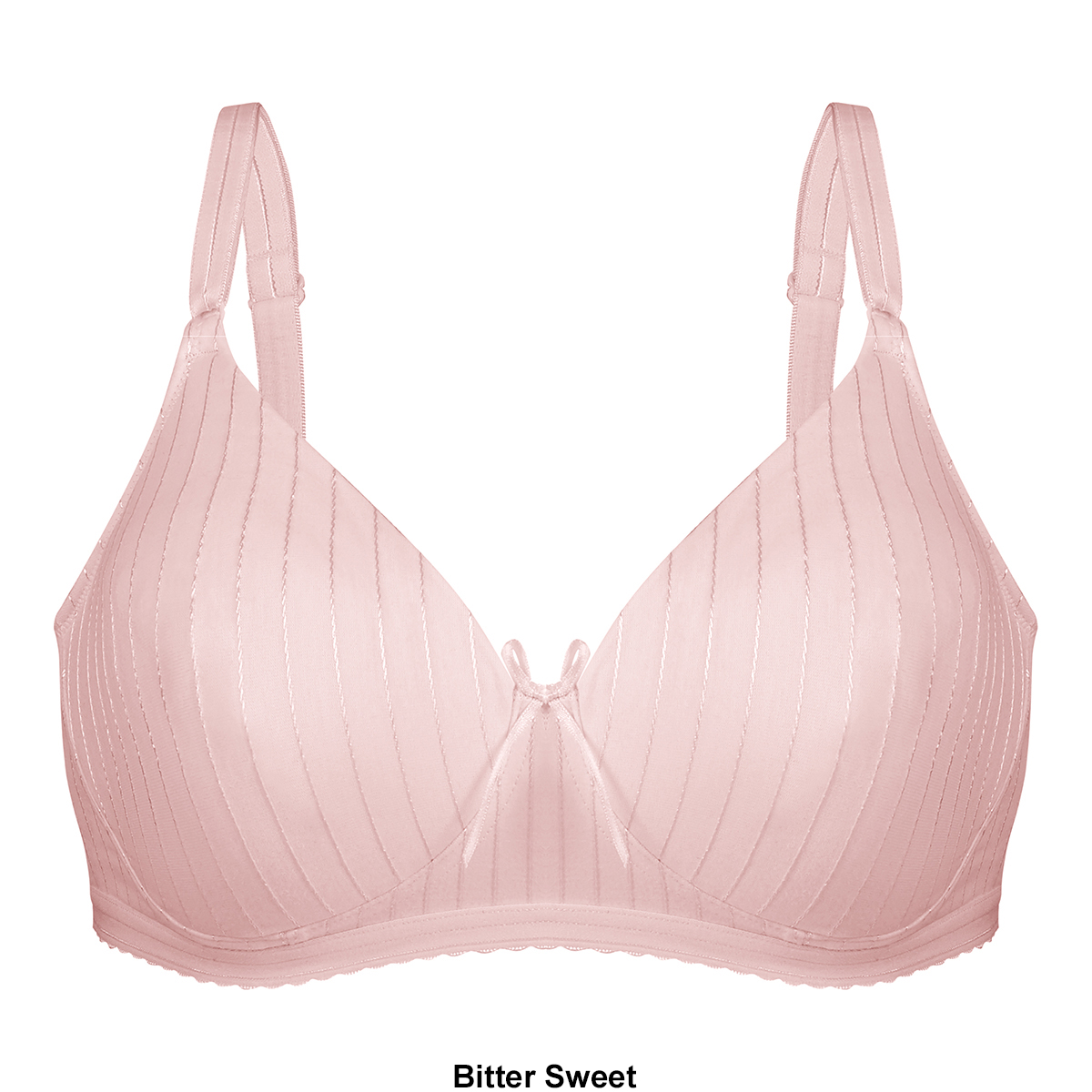 Womens Bestform Cotton Striped Wire-Free Cotton Bra 5006248