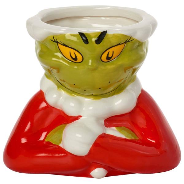 R Squared Grinch with Tree Cookie Jar alternate view