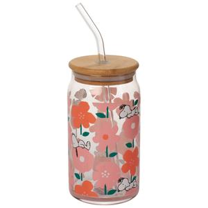 Peanuts(tm) Snoopy Spring Flower 3D Glass Sipper