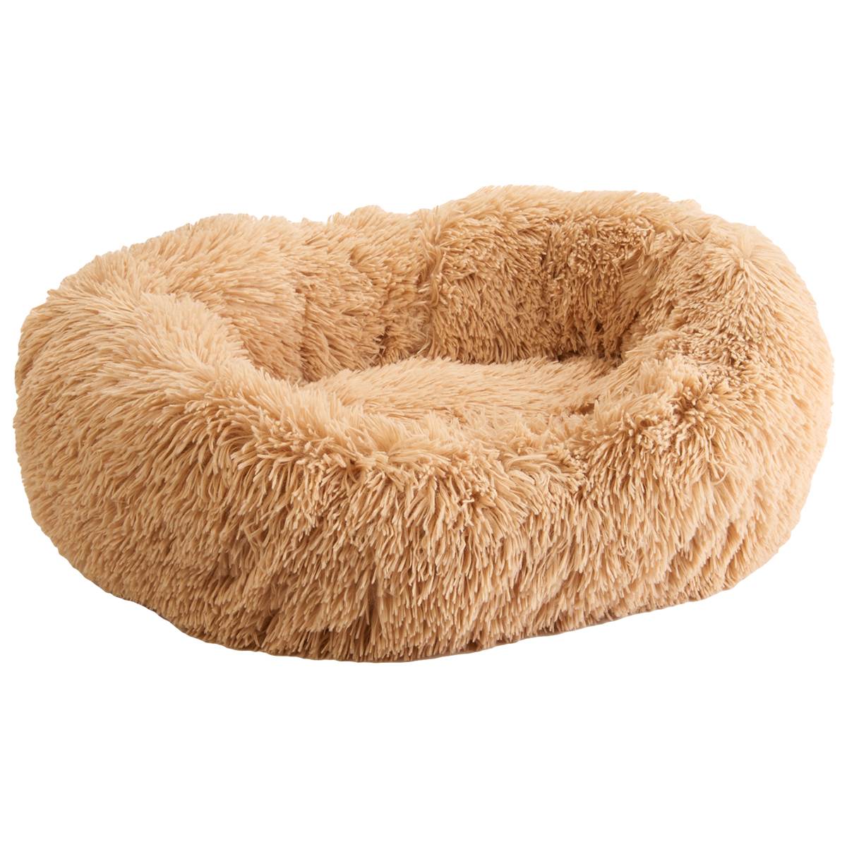 Comfortable Pet Shaggy Oval Pet Bed