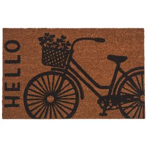 Hello Bike PVC Backed Natural Coir Mat