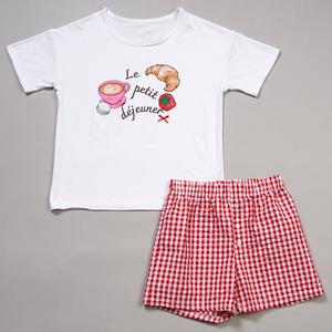 Girls (7-16) Sleep On It(R) 2pc. Le Petit Dejeuner Pajama Set alternate view