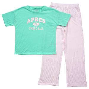 Girls (7-16) Sleep On It(R) 2pc. Short Sleeve Apres Pajama Set alternate view