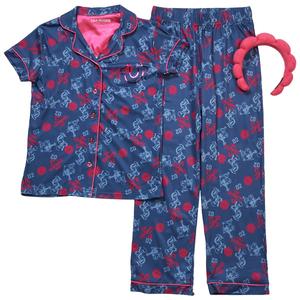 Girls (7-16) True Religion 2pc. Short Sleeve Logo Pajama Set