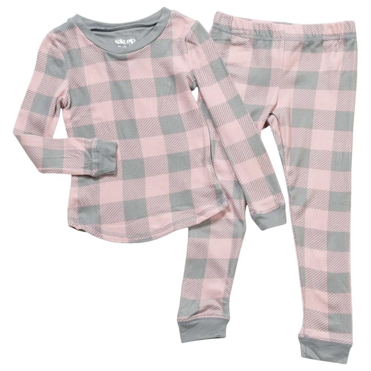 Girls (4-6) Sleep On It 2pc. Plaid Pajama Set