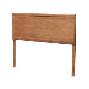 Baxton Studio Alan Ash Walnut Finished Wood Headboard