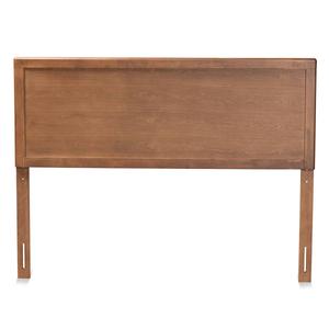 Baxton Studio Alan Ash Walnut Finished Wood Headboard alternate view