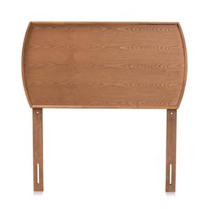 Baxton Studio Laurien Ash Walnut Wood Twin Size Headboard alternate view