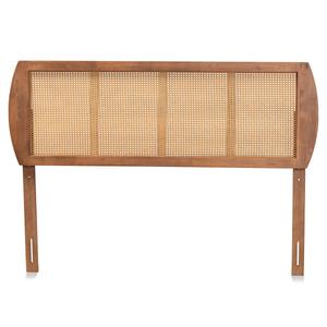 Baxton Studio Harris Ash Walnut Finished Wood Headboard alternate view