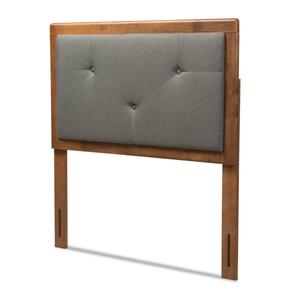Baxton Studio Abner Modern Fabric & Wood Twin Size Headboard