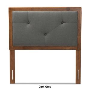 Baxton Studio Abner Modern Fabric & Wood Twin Size Headboard alternate view