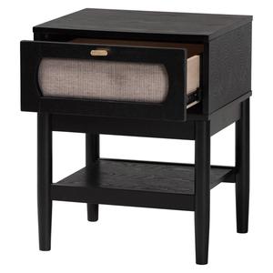 Baxton Studio Shirin Mid-Century Wood Nightstand alternate view