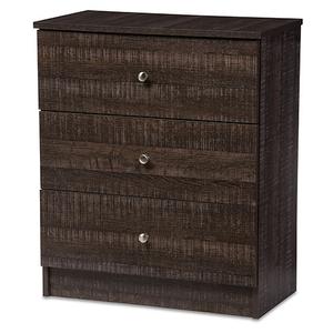 Baxton Studio Decon 3 Drawer Storage Chest alternate view