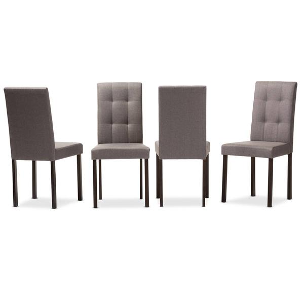 Baxton Studio Andrew 4pc. Dining Chair Set