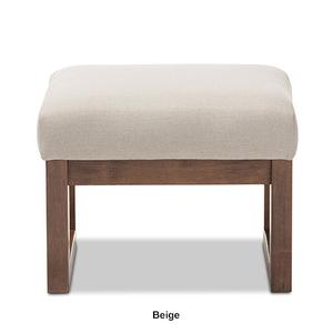 Baxton Studio Yashiya Upholstered Ottoman Stool alternate view