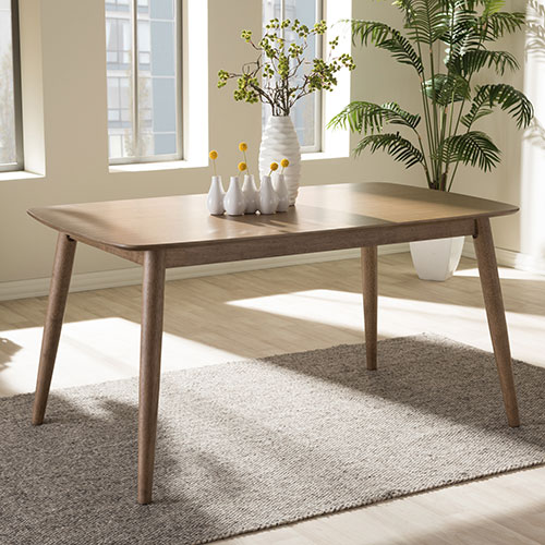 Baxton Studio Edna French Wood Dining Table
