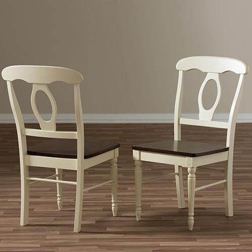 Baxton Studio Napoleon French Country Set of 2 Dining Chairs alternate view