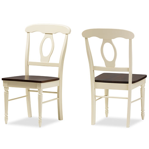 Baxton Studio Napoleon French Country Set Of 2 Dining Chairs