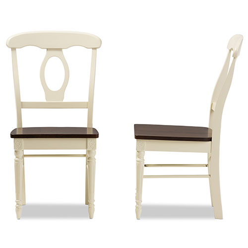 Baxton Studio Napoleon French Country Set Of 2 Dining Chairs