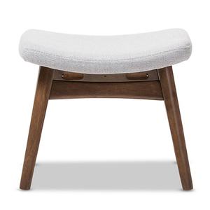 Baxton Studio Vera Upholstered Ottoman alternate view