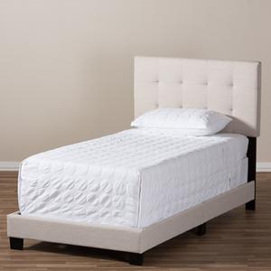 Baxton Studio Brookfield Fabric Twin Size Bed alternate view