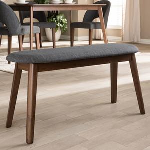 Baxton Studio Easton Wood Bench