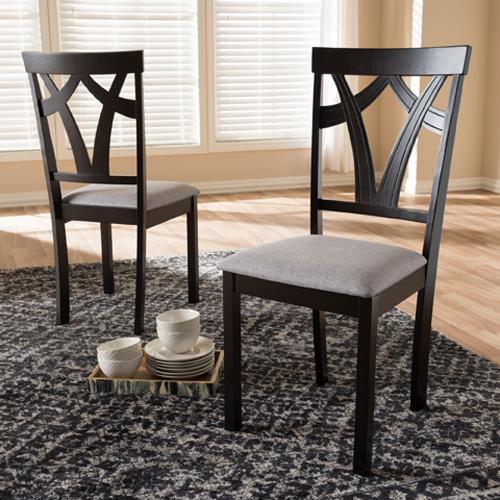 Baxton Studio Sylvia Dining Chairs - Set of 2