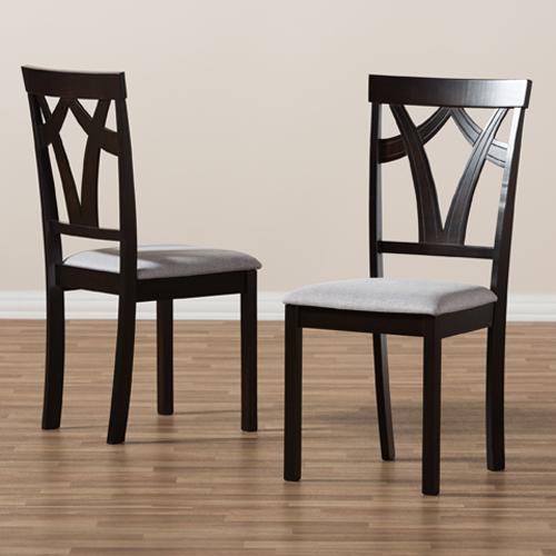 Baxton Studio Sylvia Dining Chairs - Set of 2 alternate view