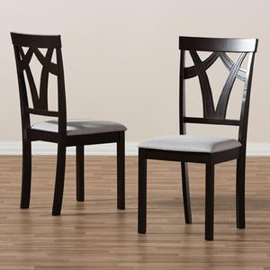 Baxton Studio Sylvia Dining Chairs - Set of 2 alternate view