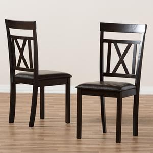 Baxton Studio Rosie Dining Chairs - Set of 2 alternate view