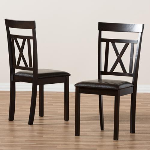Baxton Studio Rosie Dining Chairs - Set of 2 alternate view