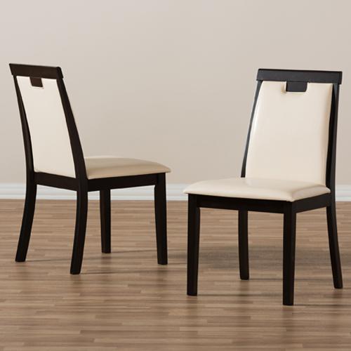 Baxton Studio Evelyn Dining Chairs - Set of 2 alternate view
