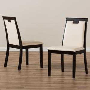 Baxton Studio Evelyn Dining Chairs - Set of 2 alternate view