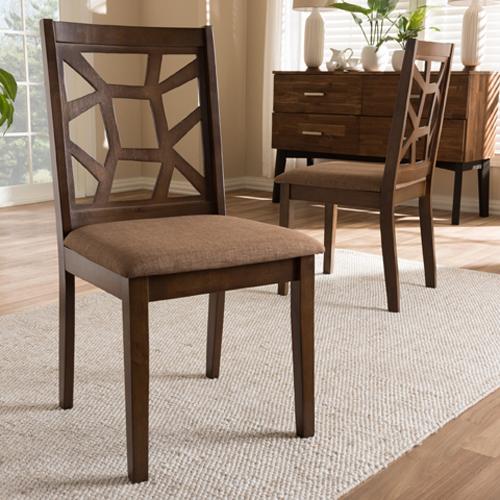 Baxton Studio Abilene Dining Chairs - Set of 2