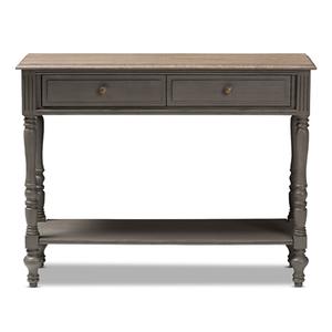 Baxton Studio Noemie 2 Drawer Console Table alternate view