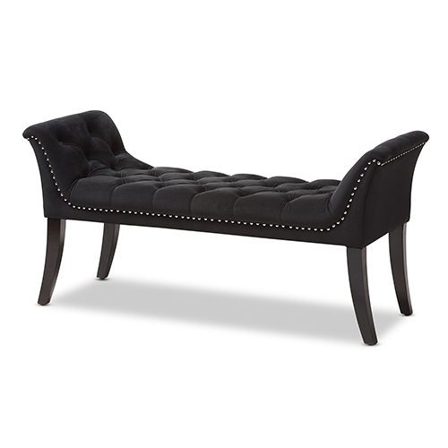 Baxton Studio Chandelle Upholstered Bench