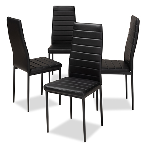 Baxton Studio Armand Dining Chairs - Set Of 4